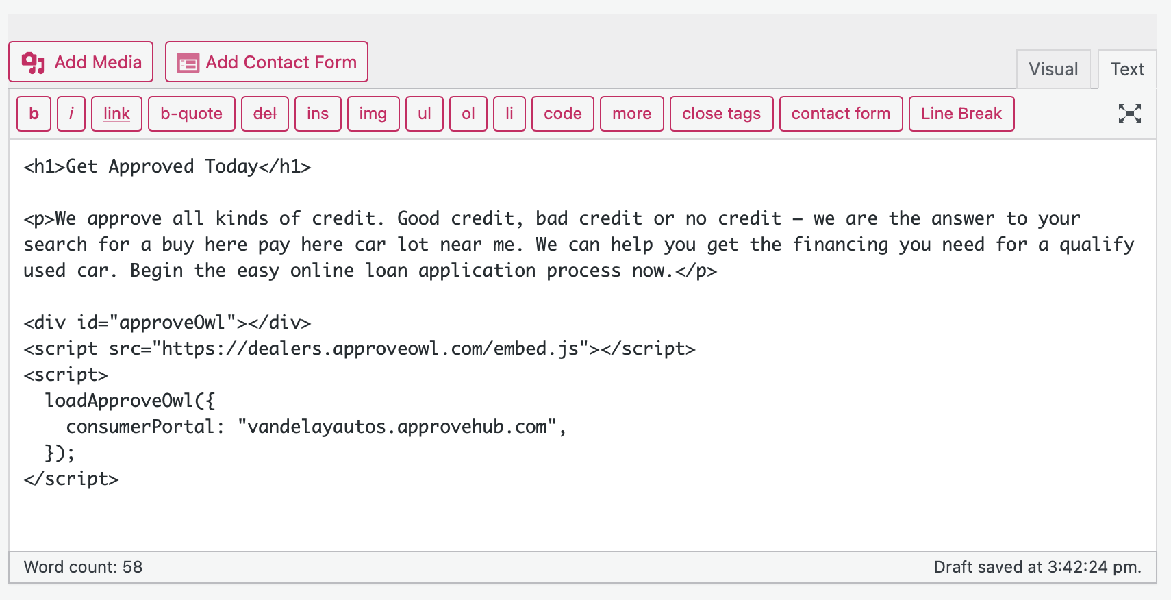 Wordpress Classic